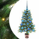 Juletræ med 150 LED'er med stativ Grøn 90 cm PE