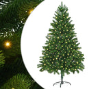 Juletræ med 300 LED'er med stativ Grøn 180 cm PE