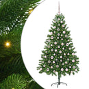Juletræ med 300 LED'er med stativ Grøn 180 cm PE