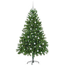 Juletræ med 300 LED'er med stativ Grøn 180 cm PE