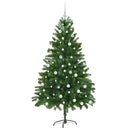 Juletræ med 300 LED'er med stativ Grøn 180 cm PE