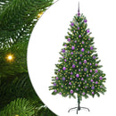 Juletræ med 300 LED'er med stativ Grøn 180 cm PE