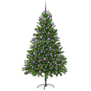 Juletræ med 300 LED'er med stativ Grøn 180 cm PE