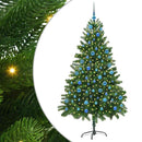 Juletræ med 300 LED'er med stativ Grøn 180 cm PE