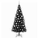 Juletræ Sort 180 cm PVC