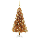 Juletræ Guld 120 cm PET