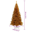 Juletræ Guld 180 cm PET