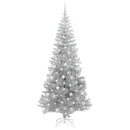 Juletræ Sølv 210 cm PET