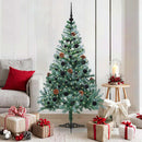 Kunstigt juletræ Grøn 150 cm PVC og Stål