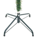 Kunstigt juletræ med 300 LED'er Grøn 180 cm PVC og Stål