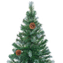 Kunstigt juletræ Grøn 180 cm PVC og Stål