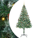Kunstigt juletræ Grøn 180 cm PVC og Stål