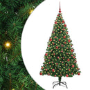 Kunstigt juletræ med stativ Grøn 180 cm PVC og Stål og Plastik