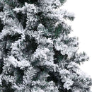 Kunstigt juletræ med stativ Hvid 120 cm PVC og Stål og Plastik