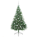 Kunstig Forbelyst Juletræ med 300 LED'er Grøn 180 cm PVC