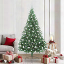 Kunstig Forbelyst Juletræ Grøn 210 cm PVC