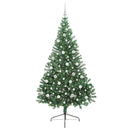 Kunstig Forbelyst Juletræ Grøn 210 cm PVC