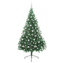 Kunstig Forbelyst Juletræ Grøn 210 cm PVC