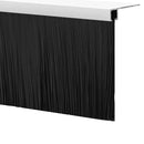 Skruemonterede dørbørste tætninger 2 pcs Hvid 100 cm