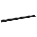 Skruemonterede dørbørste tætninger 2 pcs Hvid 100 cm
