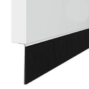 Skruemonterede dørbørste tætninger 2 pcs Hvid 100 cm