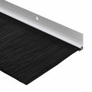 Skruemonterede dørbørste tætninger 6 pcs Hvid 100 cm