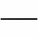 Selvklæbende dørbørstetætninger 2 pcs Sort 100 cm