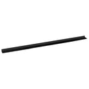 Selvklæbende dørbørstetætninger 2 pcs Sort 100 cm