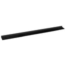 Selvklæbende dørbørstetætninger 6 pcs Sort 100 cm