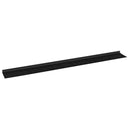 Selvklæbende dørbørstetætninger 6 pcs Sort 100 cm