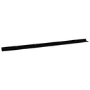 Skruemonterede dørbørste tætninger 12 pcs Sort 100 cm