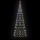 LED juletræ EKENAS 250 cm 390 LED'er Flerfarvet Stål Flerfarvet