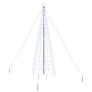 LED juletræ EKENAS 400 cm 800 LED'er Kold hvid Stål Kold hvid