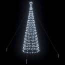 LED juletræ EKENAS 400 cm 800 LED'er Kold hvid Stål Kold hvid