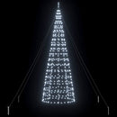LED juletræ EKENAS 400 cm 800 LED'er Kold hvid Stål Kold hvid