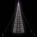 LED juletræ EKENAS 400 cm 800 LED'er Flerfarvet Stål Flerfarvet