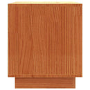 TV-skab Voks brun 80 x 35 x 40,5 cm Massiv fyrretræ