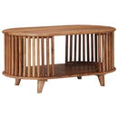 Håndlavet Cafebord Teak brun 85 x 50 x 40 cm Massivt Akacietræ
