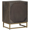 Håndlavet natbord Kaffe Brun 40 x 30 x 50 cm Massivt mangotræ