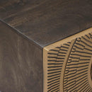Håndlavet natbord Kaffe Brun 40 x 30 x 20 cm Massivt mangotræ