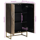 Highboard Messing 53,5 x 30 x 95 cm