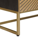 Skuffeskab med skuffe Messing 75 x 30 x 65 cm