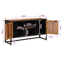 Sideboard 105 x 30 x 55 cm Massivt Mango Træ og Ingeniørtræ