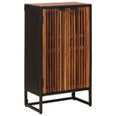 Highboard 53 x 30 x 95 cm Massivt Mango Træ og Ingeniørtræ
