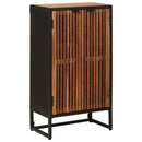 Highboard 53 x 30 x 95 cm Massivt Mango Træ og Ingeniørtræ