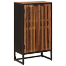 Highboard 53 x 30 x 95 cm Massivt Mango Træ og Ingeniørtræ