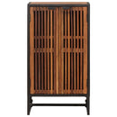 Highboard 53 x 30 x 95 cm Massivt Mango Træ og Ingeniørtræ
