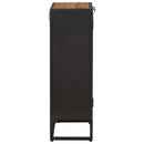 Highboard 53 x 30 x 95 cm Massivt Mango Træ og Ingeniørtræ