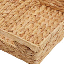 Opbevaringskurve 2 pcs Naturfarvet 38 x 28 x 15 cm Vandhyacint