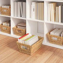Opbevaringskurve 2 pcs Naturfarvet 38 x 28 x 15 cm Vandhyacint